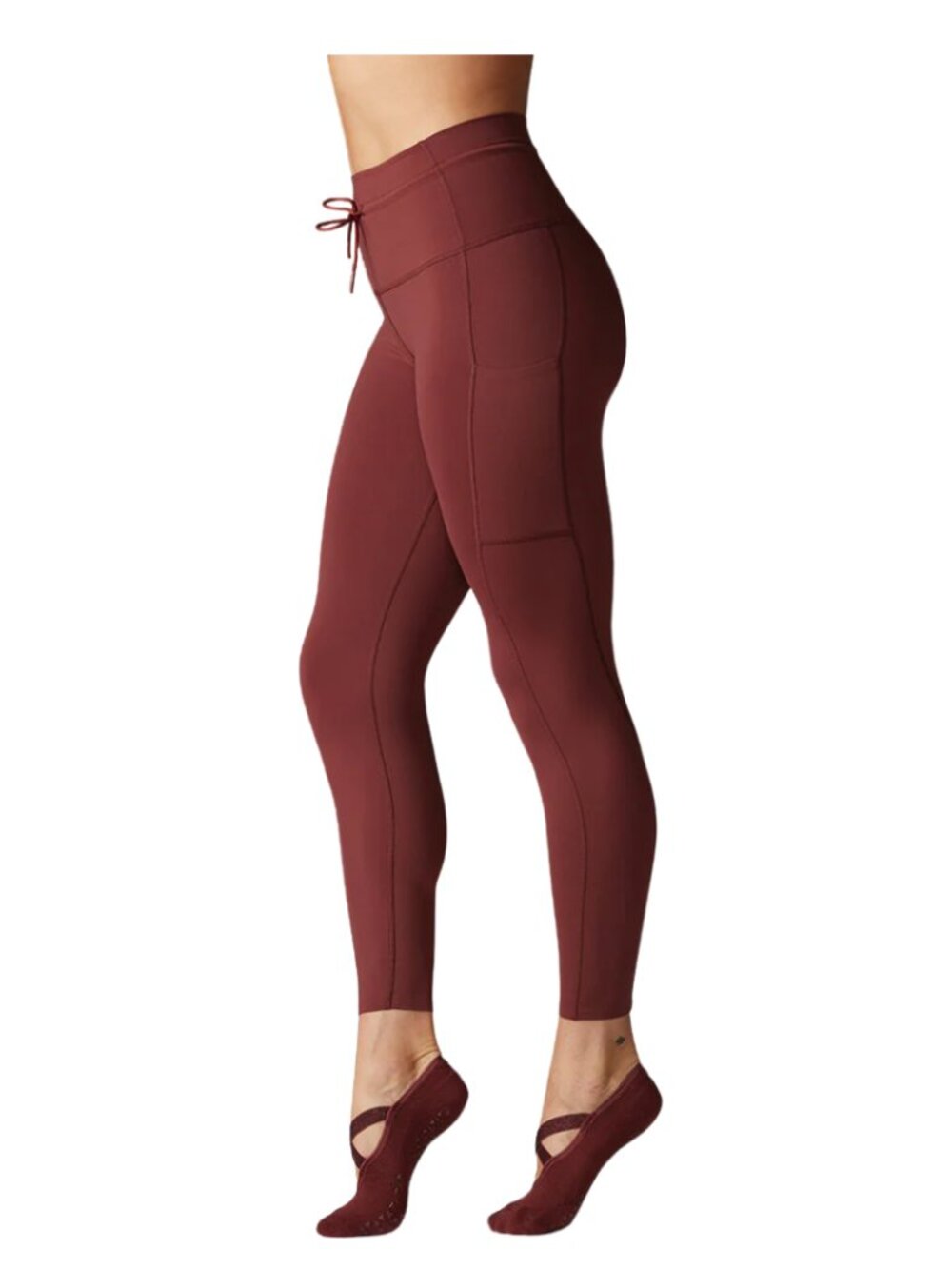 TAVI 7/8 Tie Waist Pocket Leggings - Sahara | Size Small